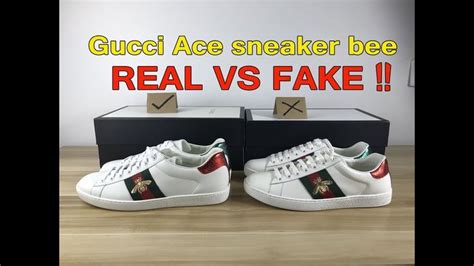 new ace gucci fake vs original